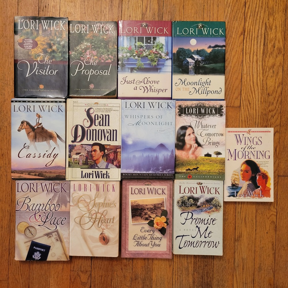13 Lori Wick Christian Romance Fiction Book Lot Gift Adventure Love Historical